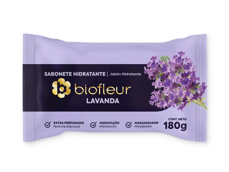 JABÓN TOCADOR BIOFLEUR LAVANDA 180g