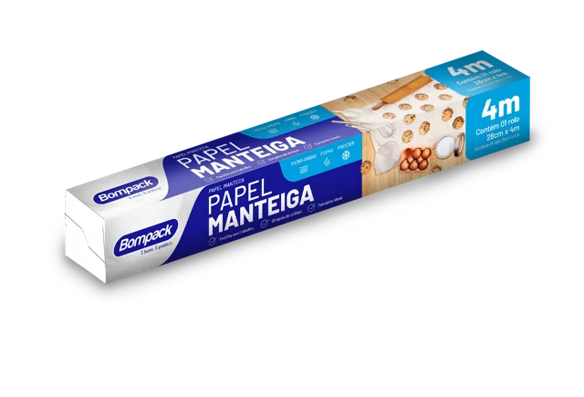 PAPEL MANTECA BOMPACK 0.28X4