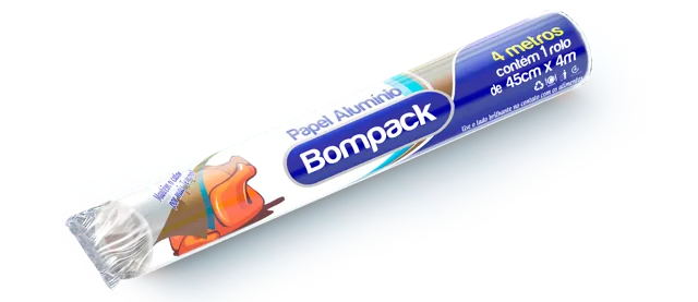 PAPEL ALUMINIO BOMPACK 45X4