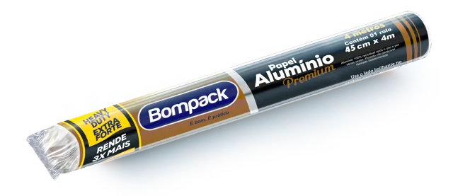 PAPEL ALUMINIO BOMPACK PREMIUM 45X4