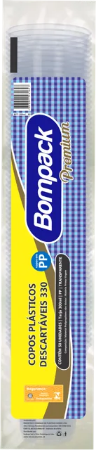 VASO PREMIUM 300ML C/50 (BPT-330 TR PP)