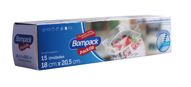 PACKZIP BOMPACK 18X20,5CM C/15 UN