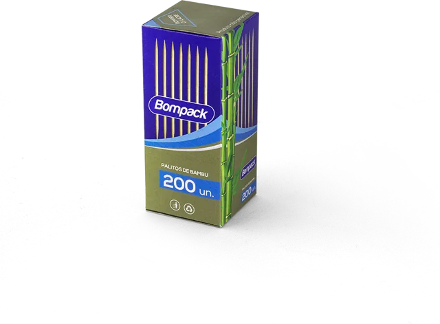 PALITO BOMPACK BAMBU C/200 BANDEJA C/54