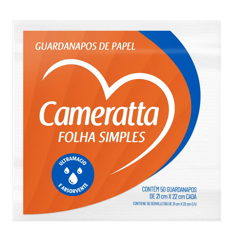 CAMERATTA SERVILLETAS 21x22 x 50