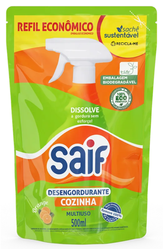 DESENGRASANTE MULTIUSO SAIF REPUESTO 500ML