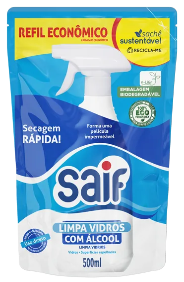 LIMPIA VIDRIOS SAIF REPUESTO 500ML