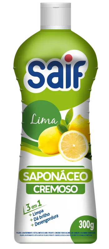 LIMPIADOR CREMOSO SAIF LIMA 300G