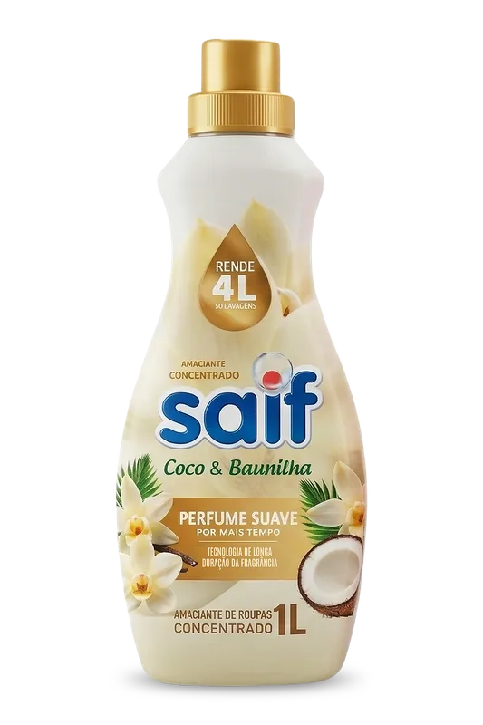 SUAVIZANTE CONCENTRADO SAIF 1LT COCO Y VAINILLA