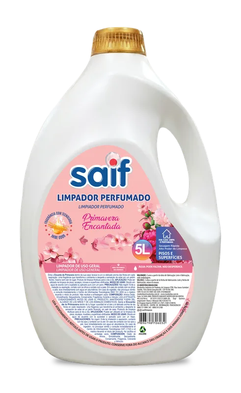 LIMPIADOR PERFUMADO PRIMAVERA ENCANTADA SAIF 5L