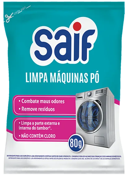 LIMPIA LAVADORAS DE ROPAS POLVO SAIF 80G
