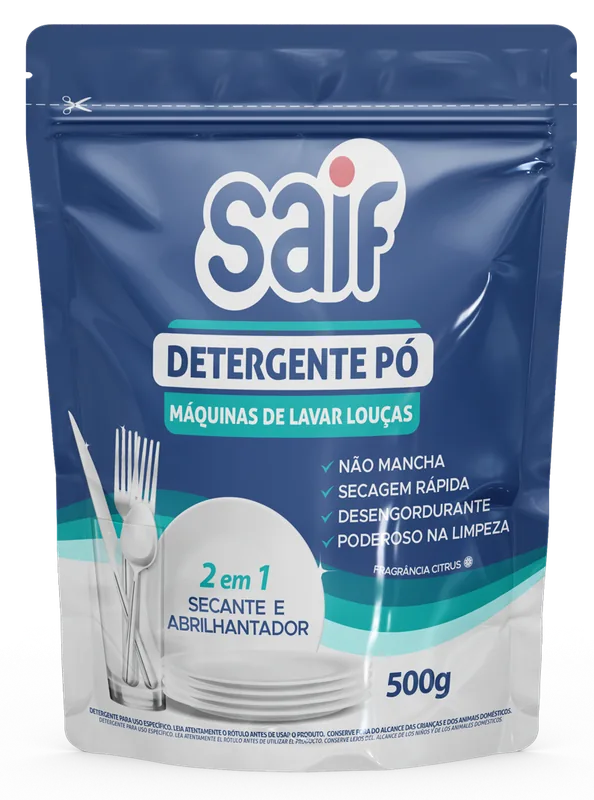 DETERGENTE POLVO LAVAVAJILLAS SAIF 500G