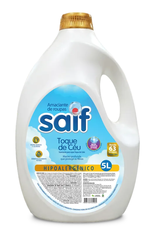 SUAVIZANTE SAIF 5LT TOQUE DE CIELO